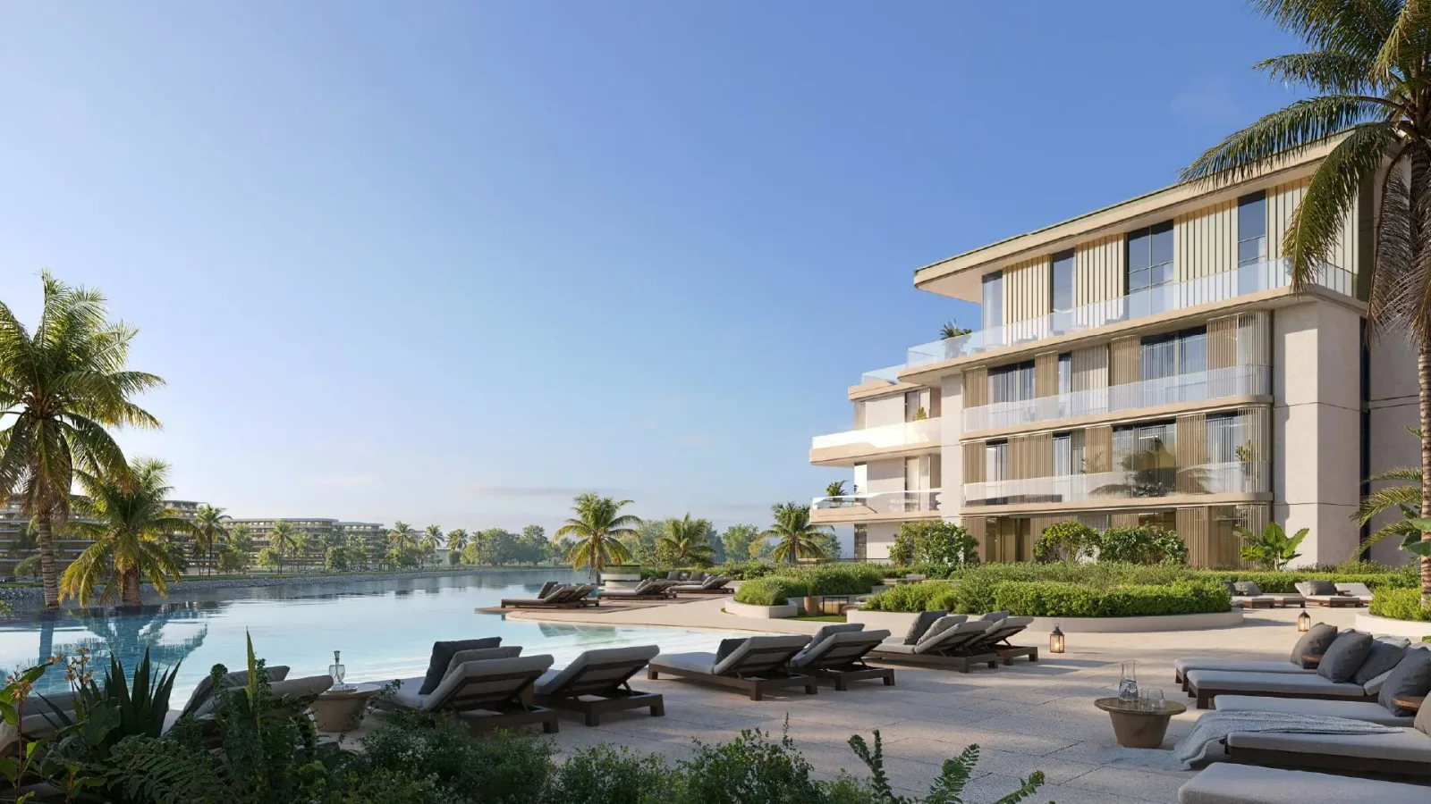 Bay Grove garden terrace; official developer rendering