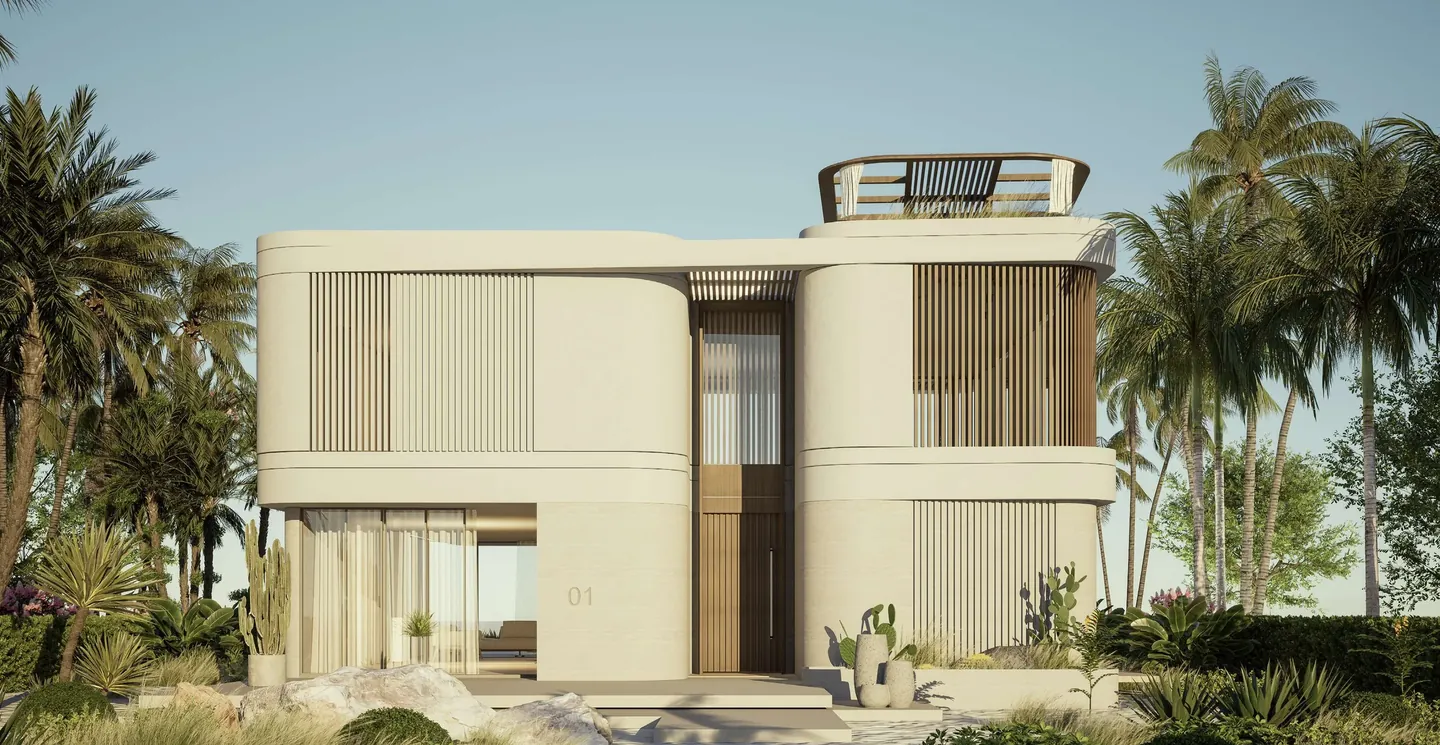 NB Collection: Type A villa street facade — developer rendering