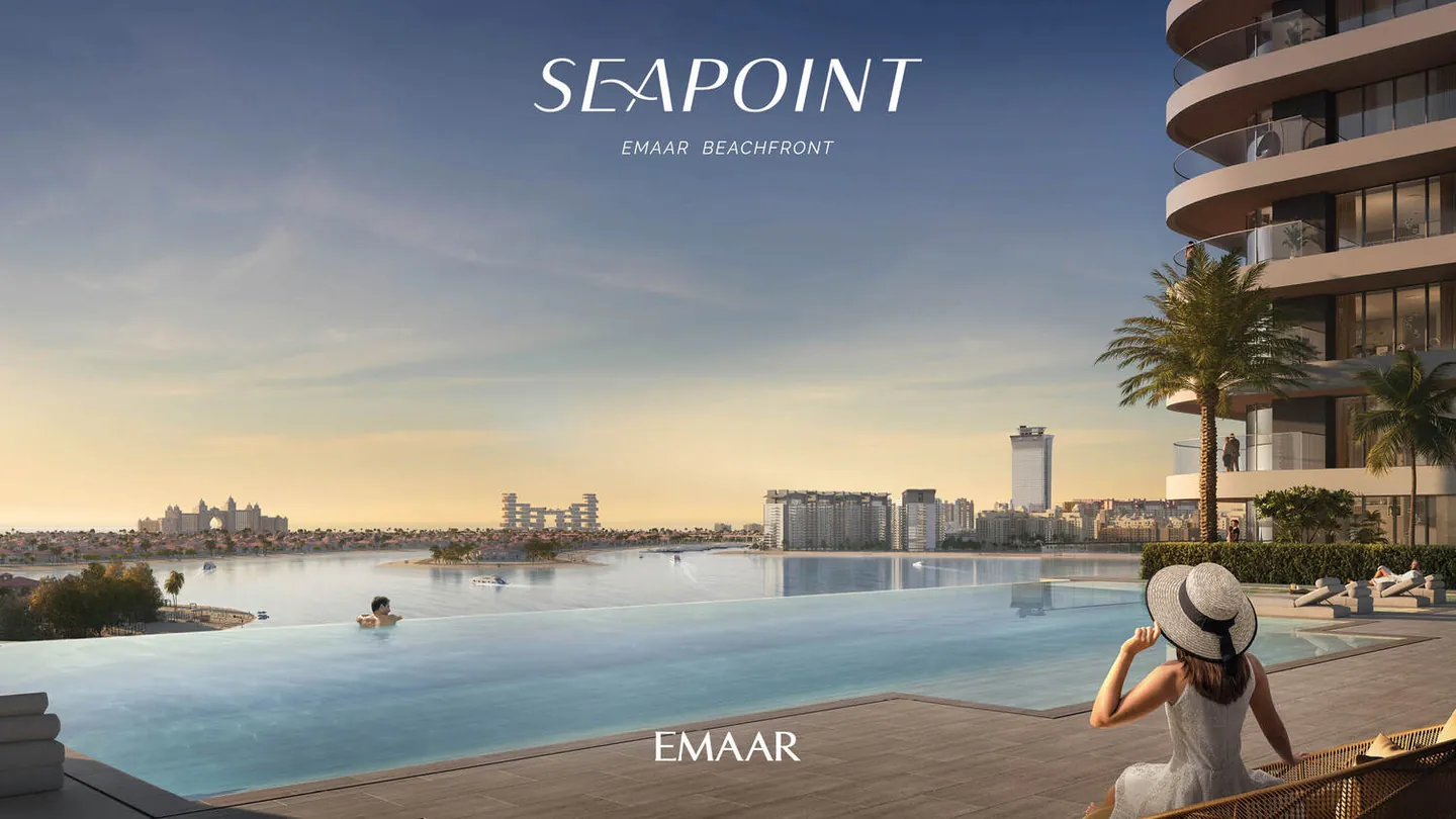 Seapoint: Infinity pool at sunset — developer rendering